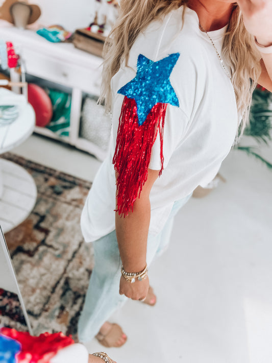 Fringe Star Top