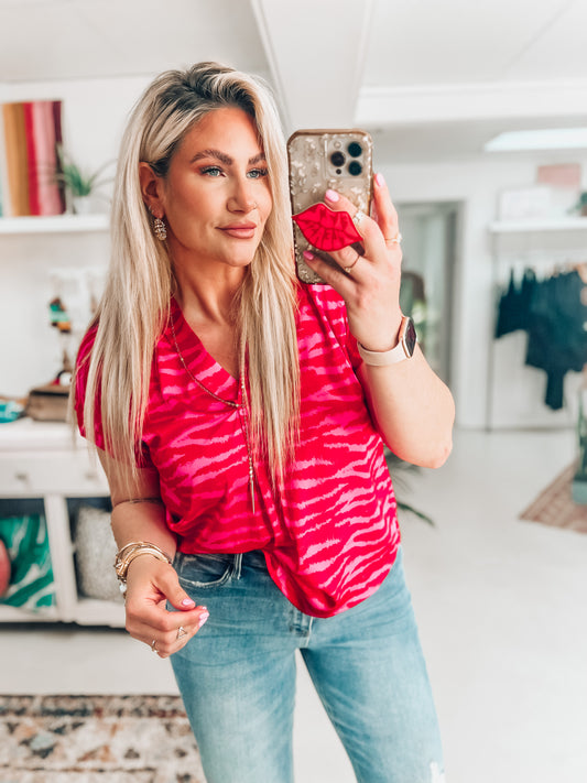 Pink It Up Top