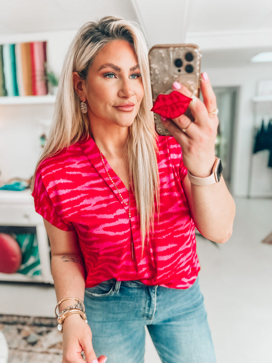 Pink It Up Top