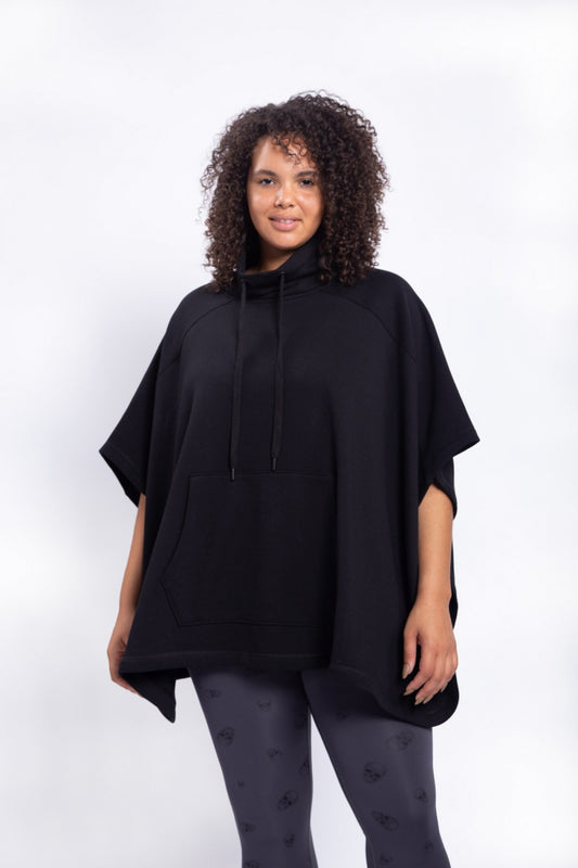 High Neck Cape Pullover