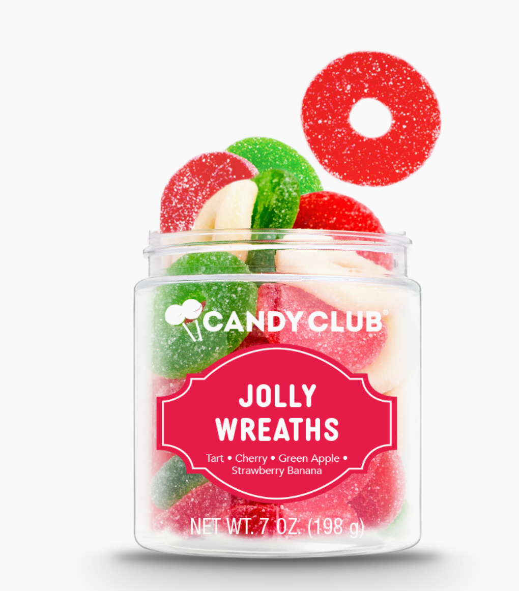 Candy Club- Christmas Jolly Wreaths