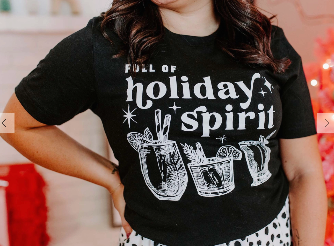 Full of Holiday Spirit Tee