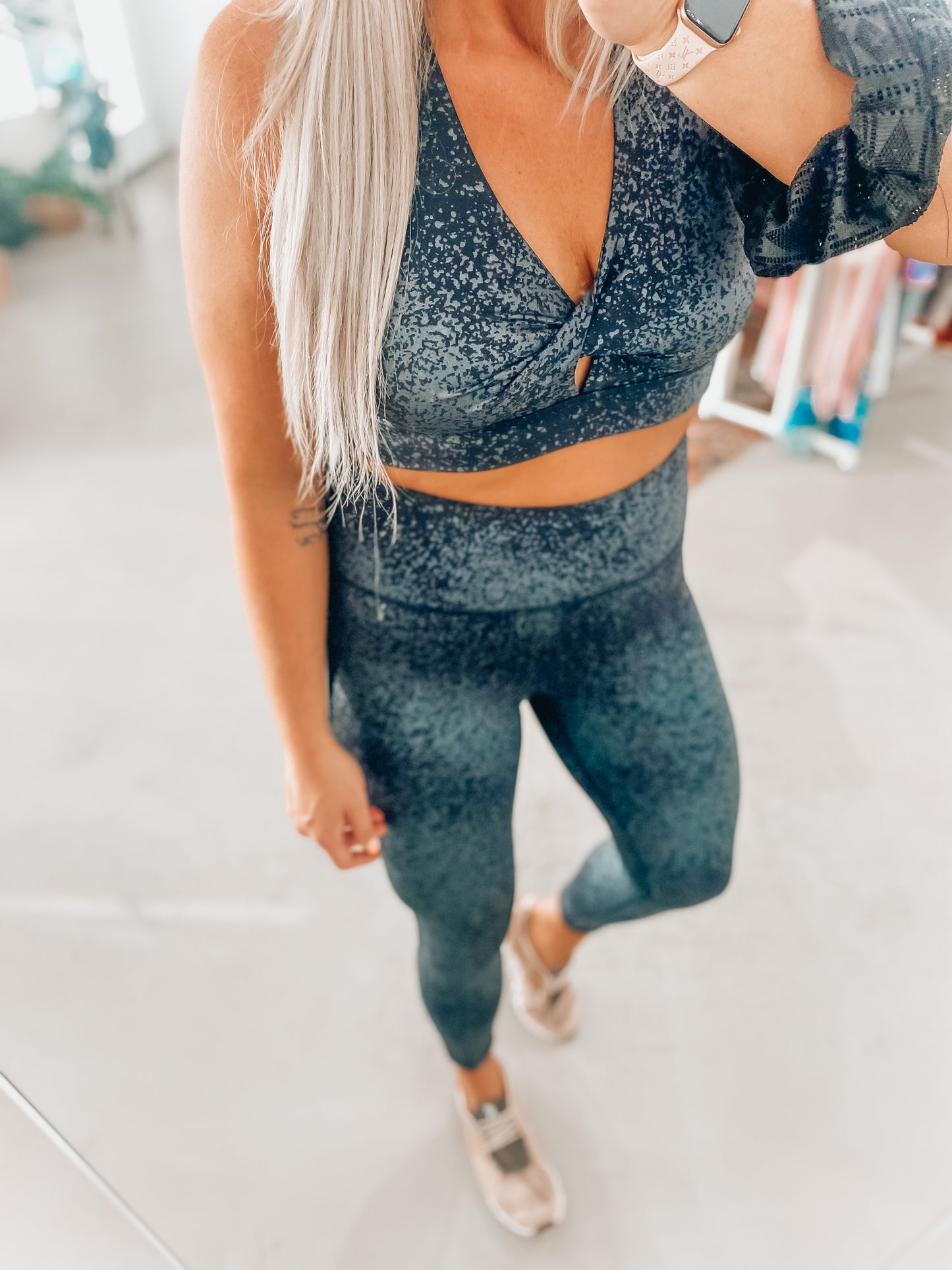 Jemma Foil Sports Bra