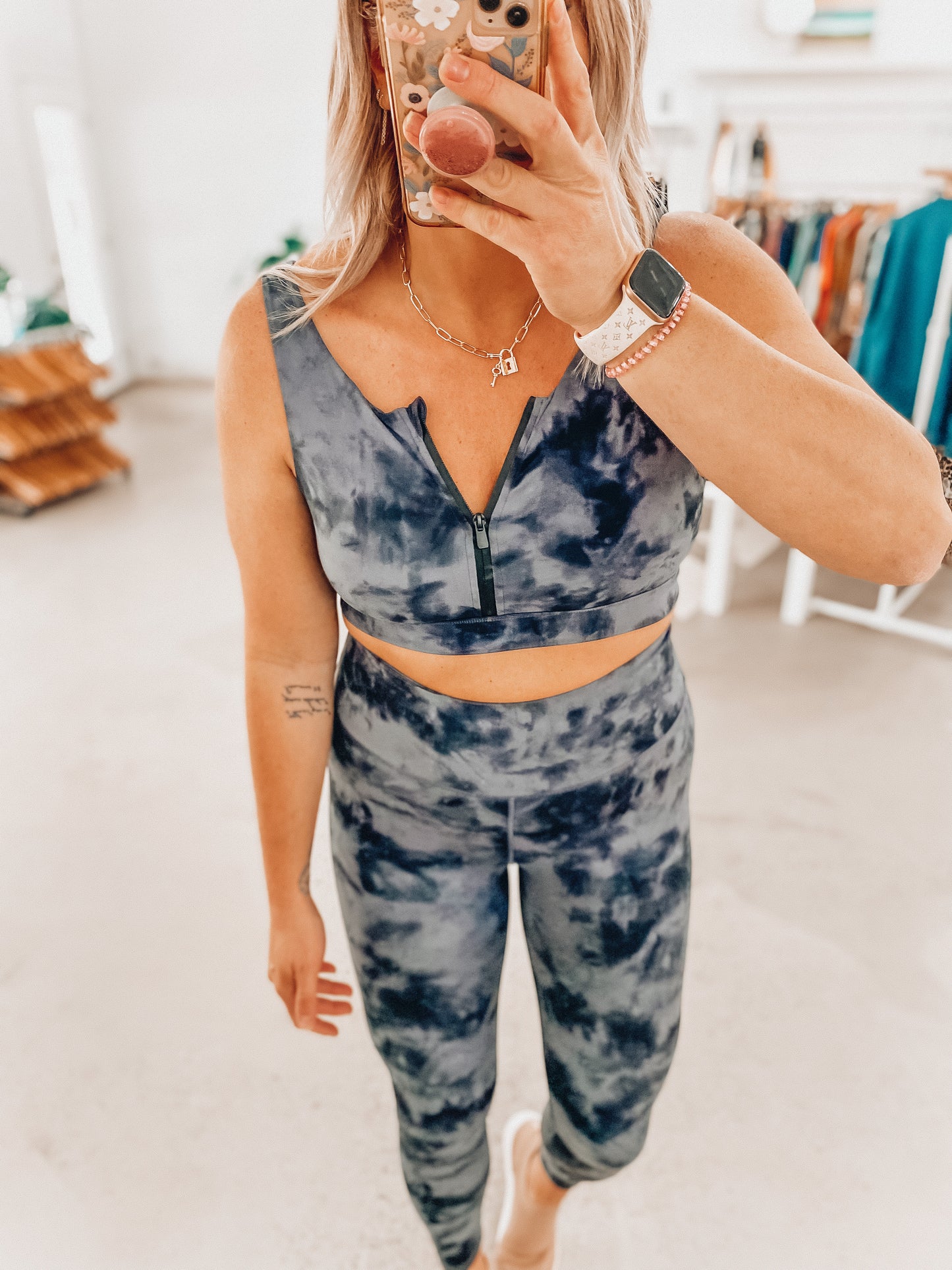 Terri Zip Sports Bra