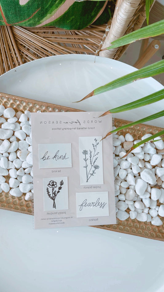 Temp Tattoos- Empower
