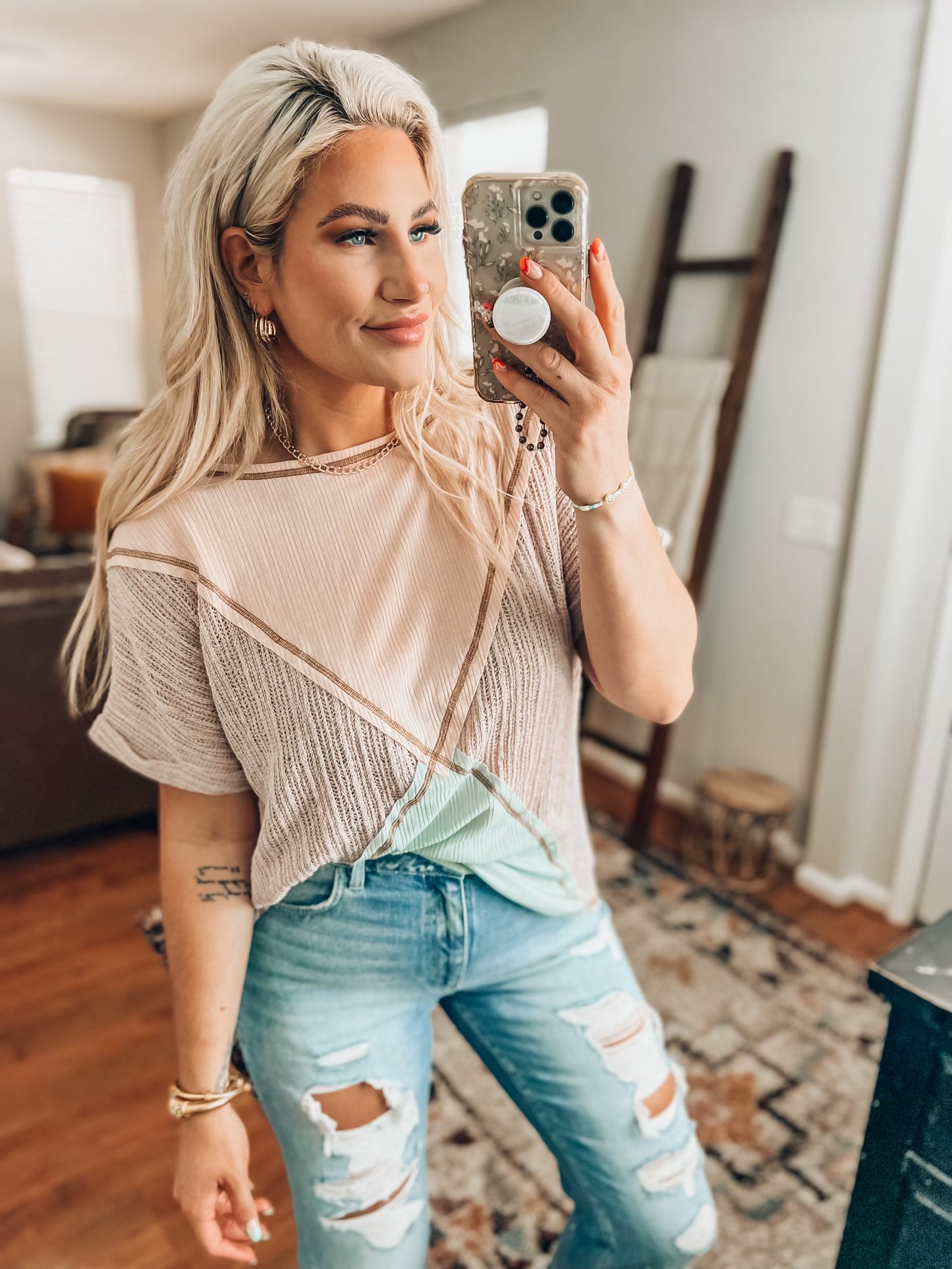 Mint To Be Knitted Top