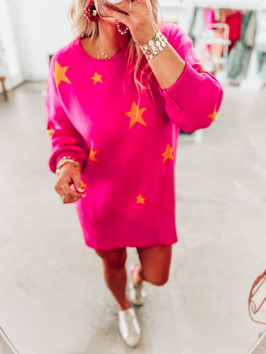 Star Struck Sweater Dress