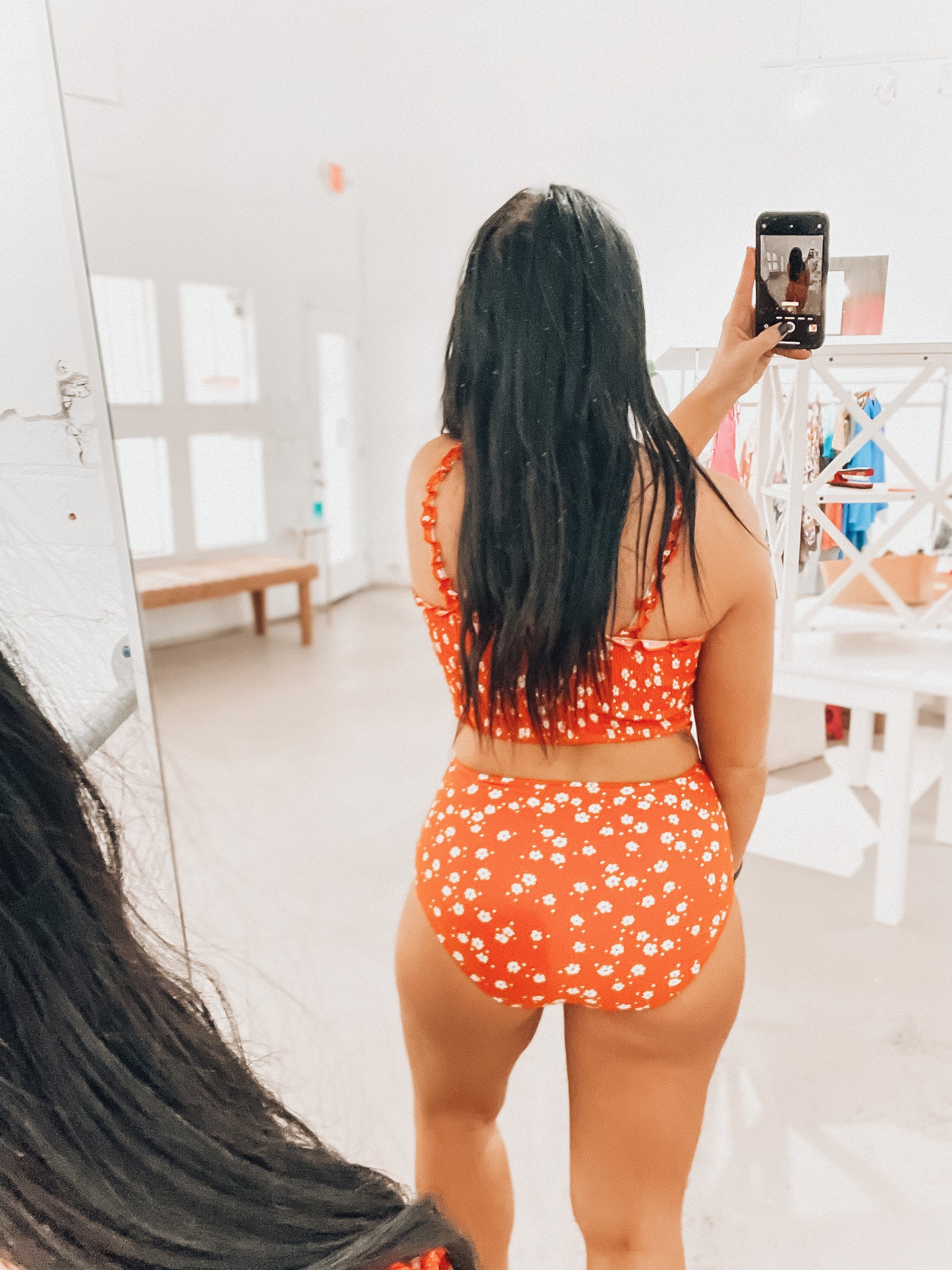 Floral Smocked Swimsuit