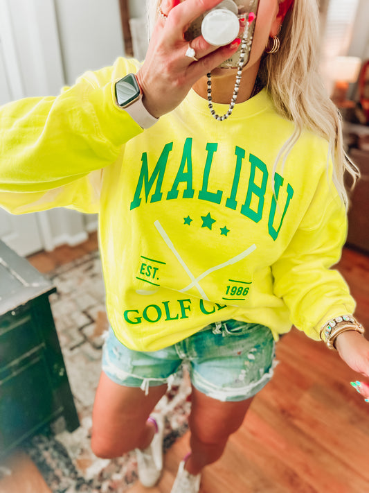 Malibu Golf Club Pullover