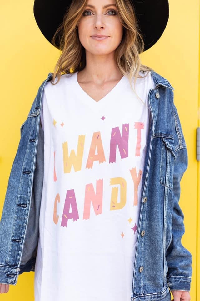 Preorder I Want Candy Tee