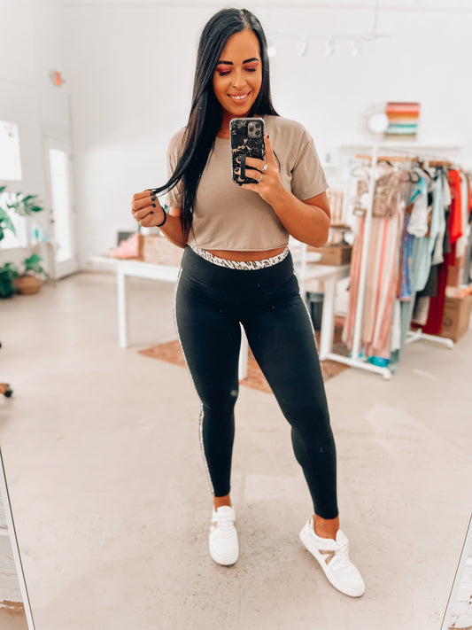 Gabbie Cropped Tee
