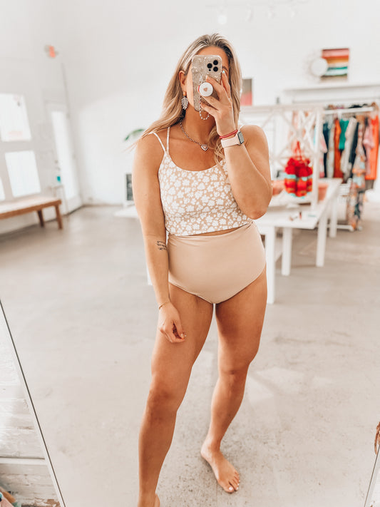 Sante Marie Floral Swim Top