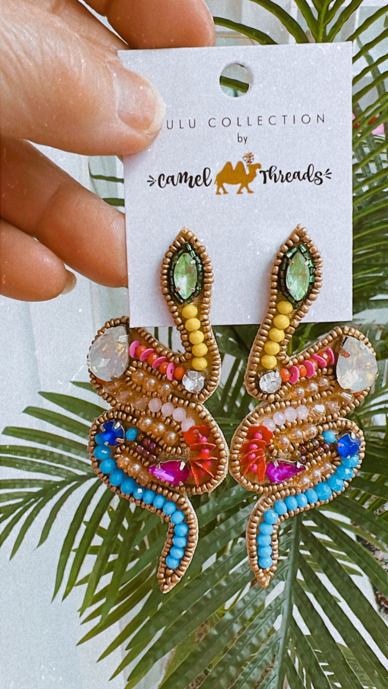 Multi Snake Beaded Earring