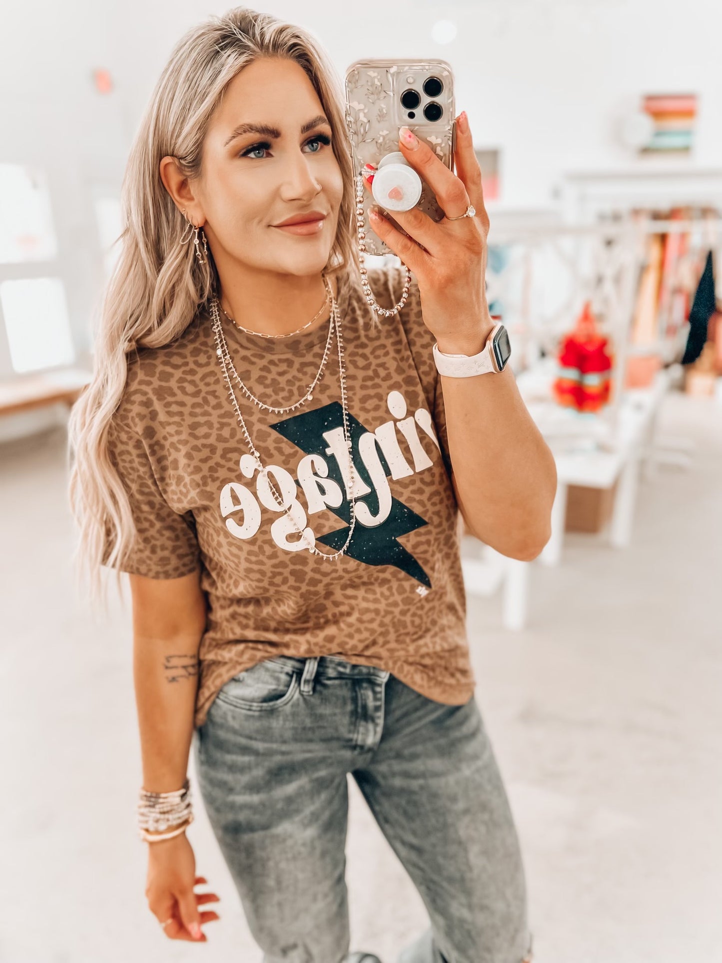 Vintage Leopard Tee