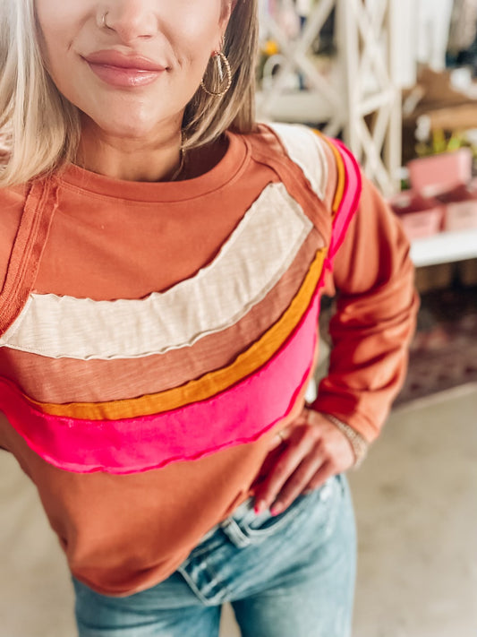 Kate Rainbow Pullover