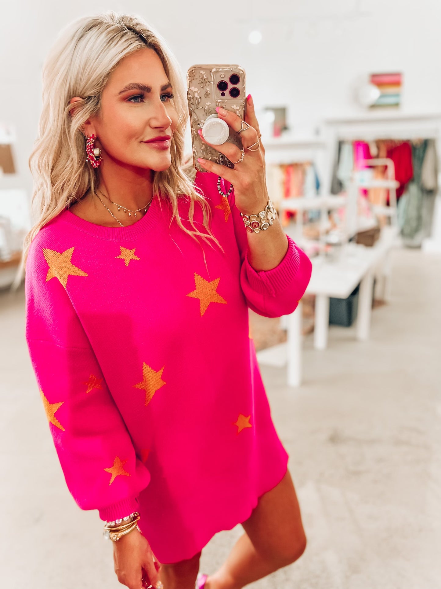 Star Struck Sweater Dress