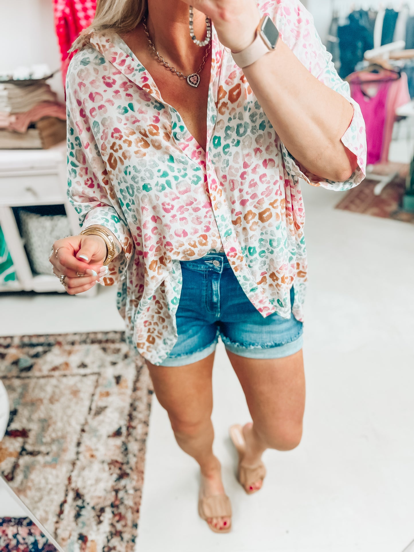 Fly Me Away Spring Button Up