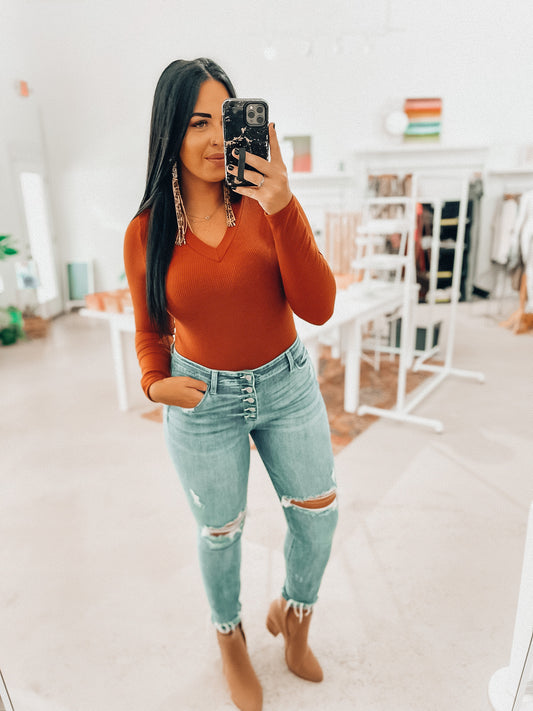 Greer Long Sleeve Bodysuit
