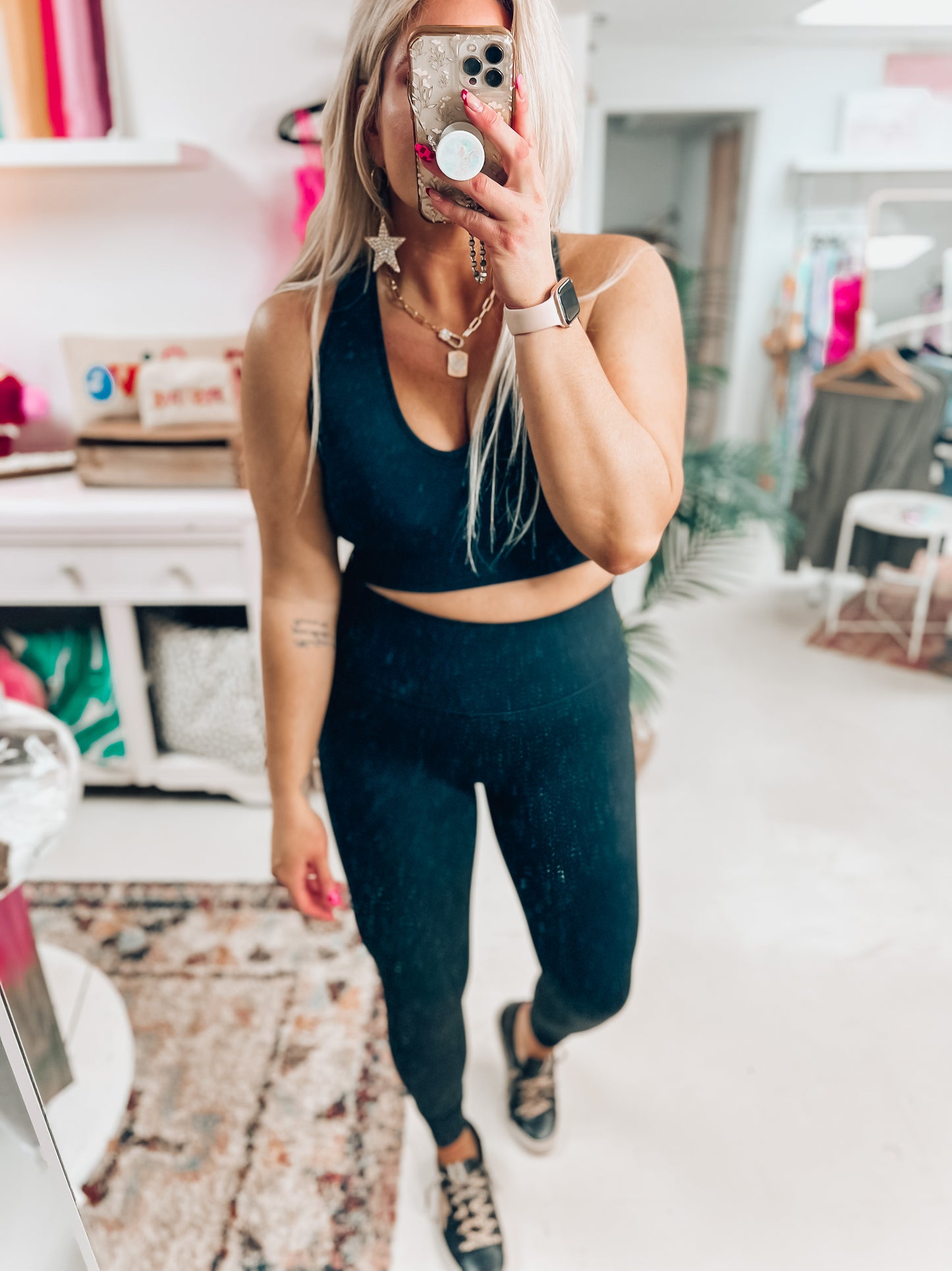 Belle Black Athleisure Set