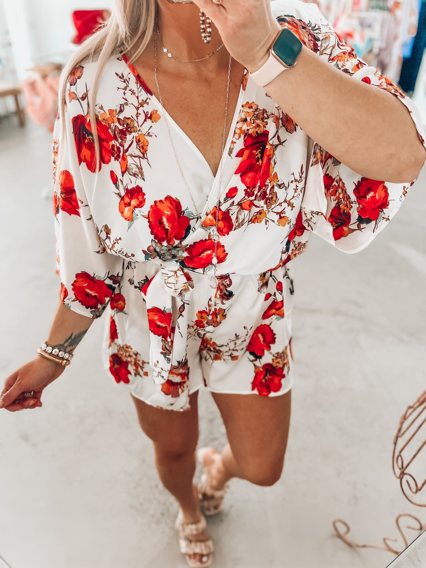 Victoria Floral Romper