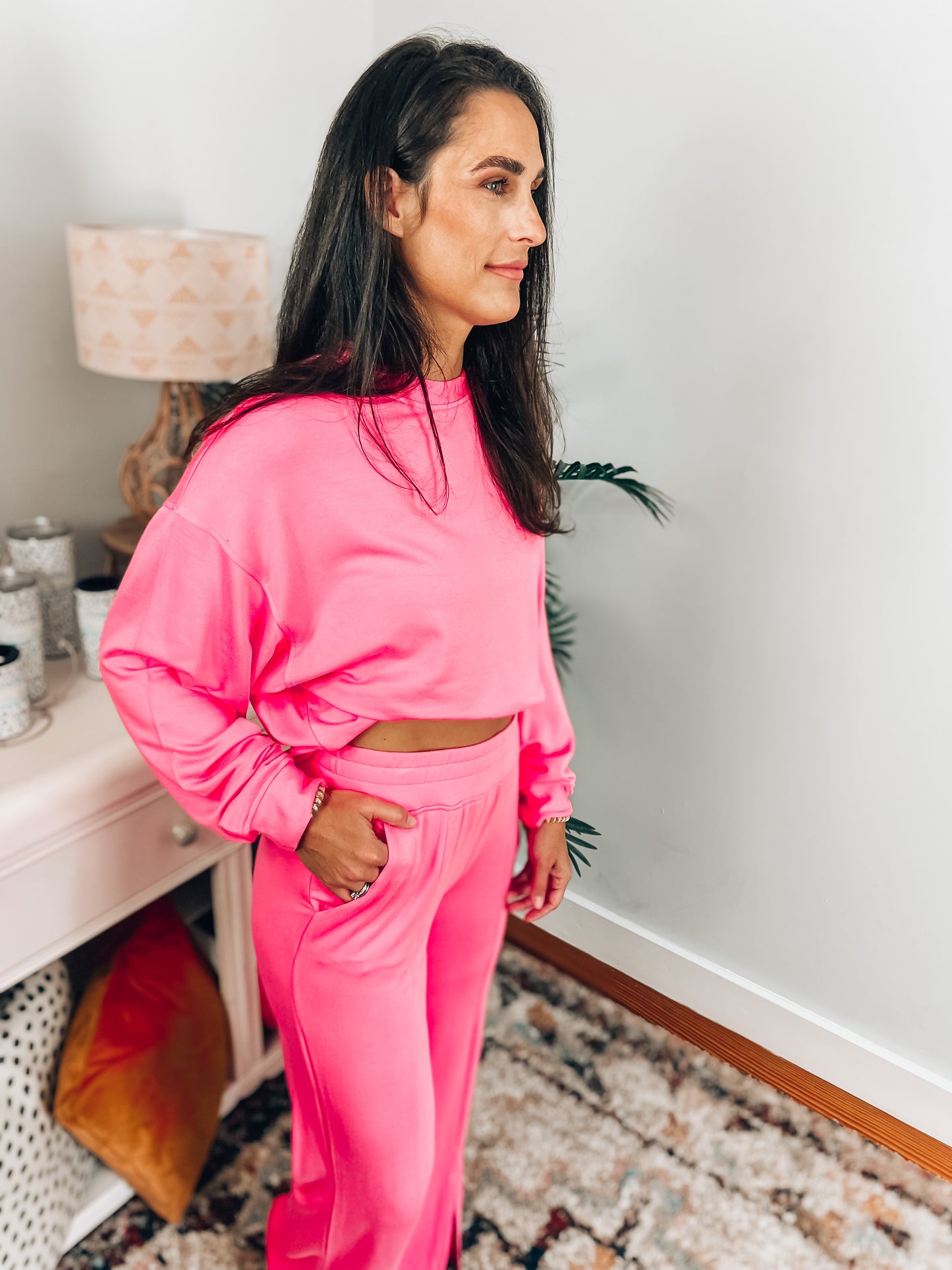 Bubblegum Wide Leg Pants