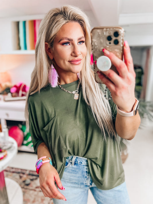 Oversized Basic Top - 9 COLORS!