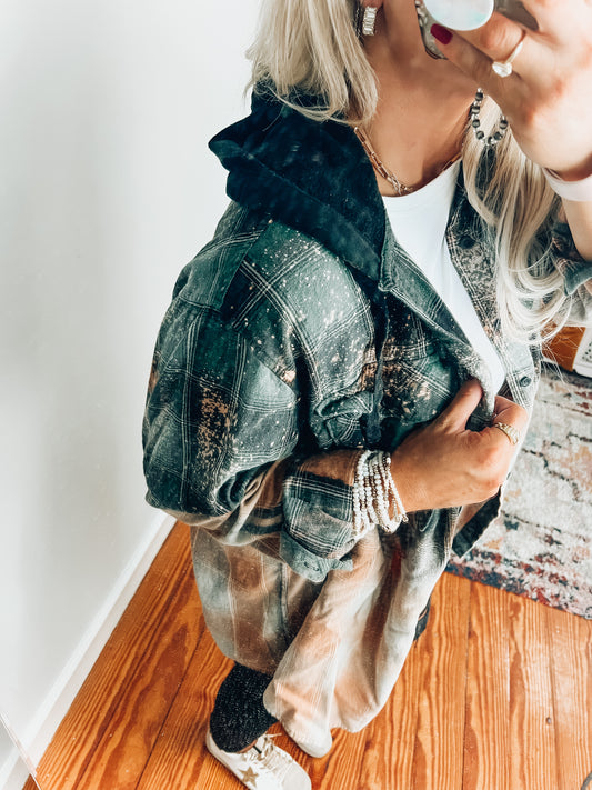 Mollie Hooded Flannel