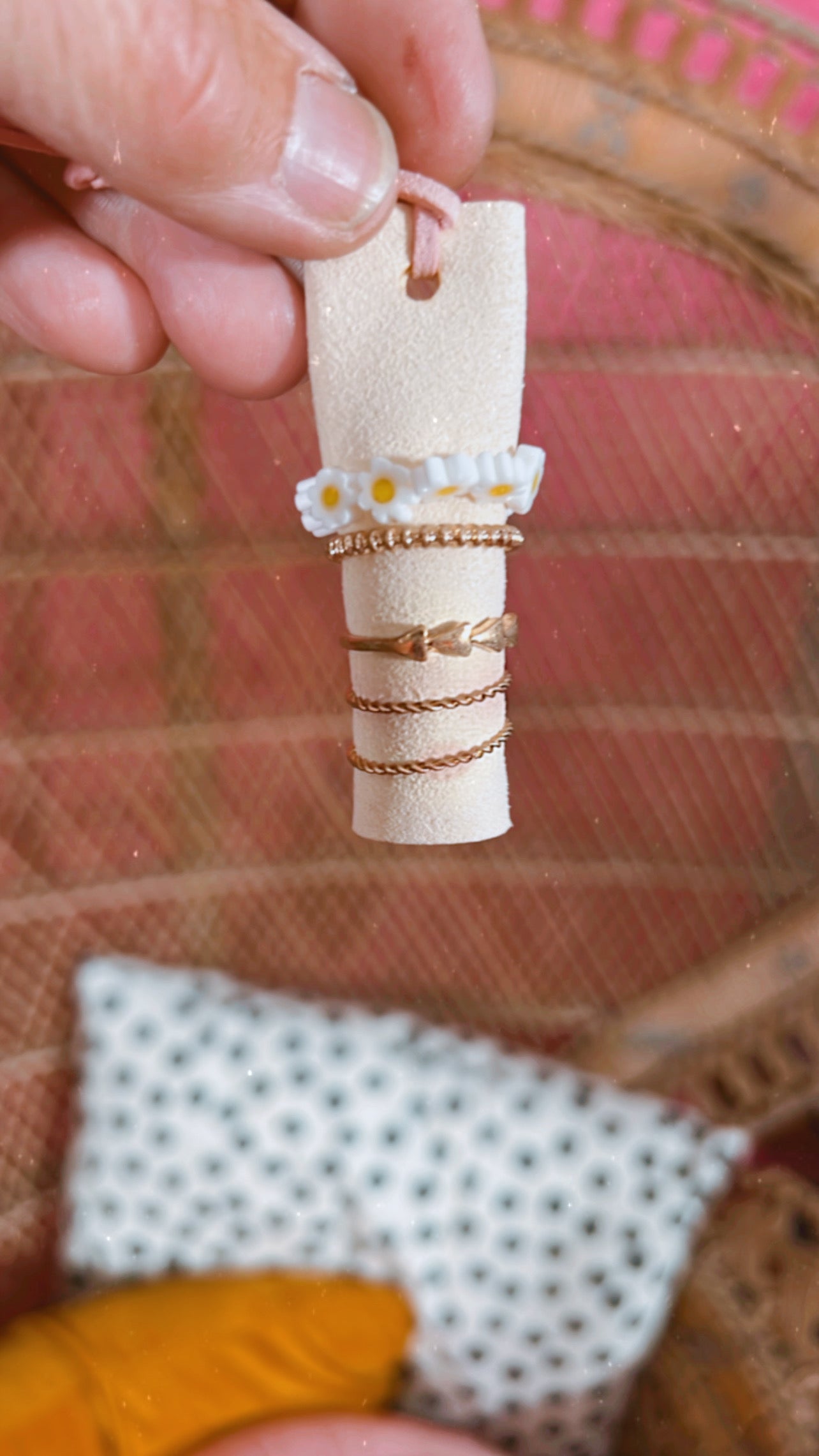 Daisy Flower Ring Set