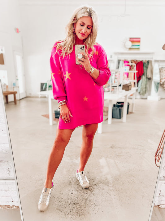 Star Struck Sweater Dress
