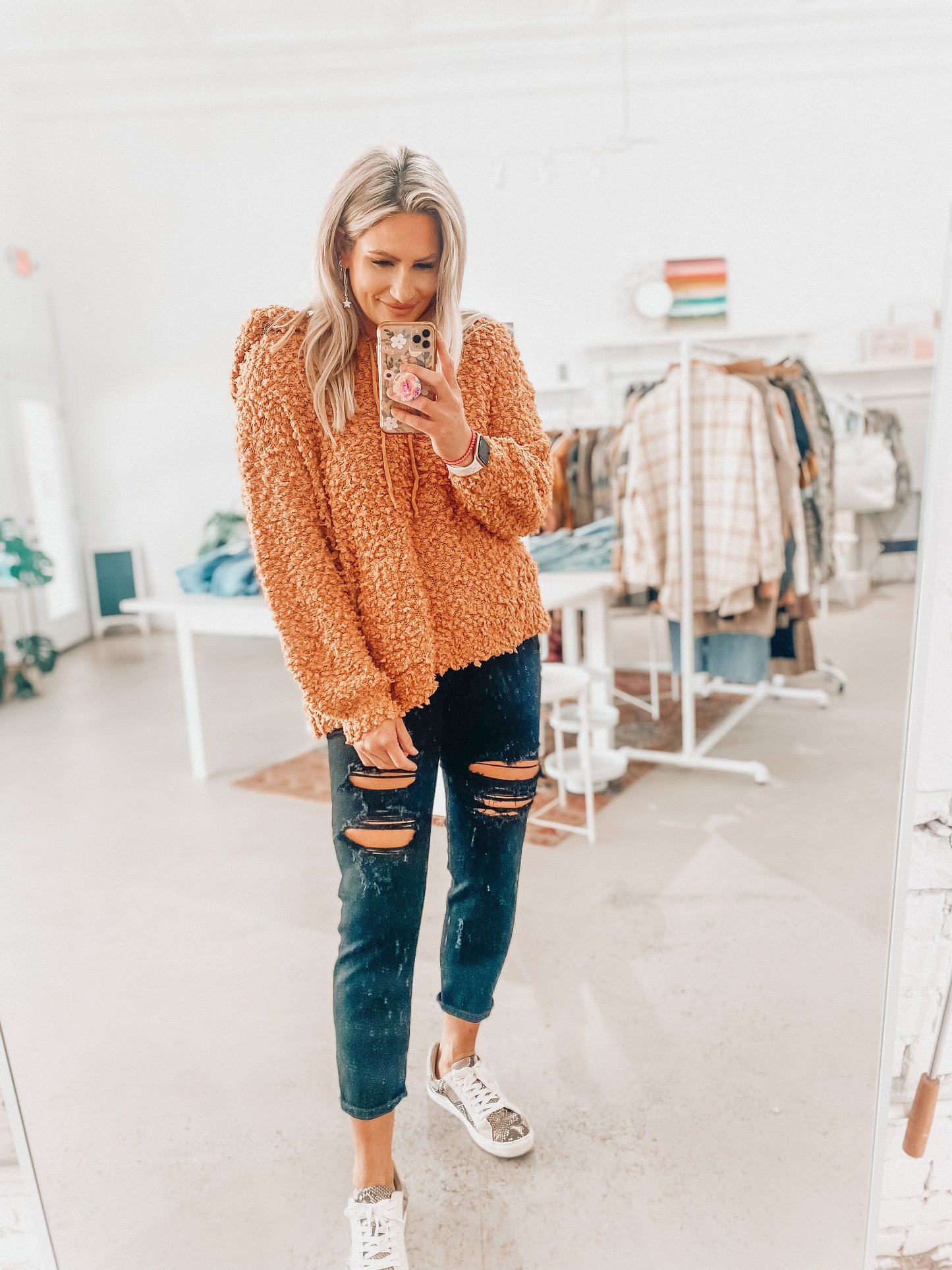 Autumn Cozy Hooded Pullover