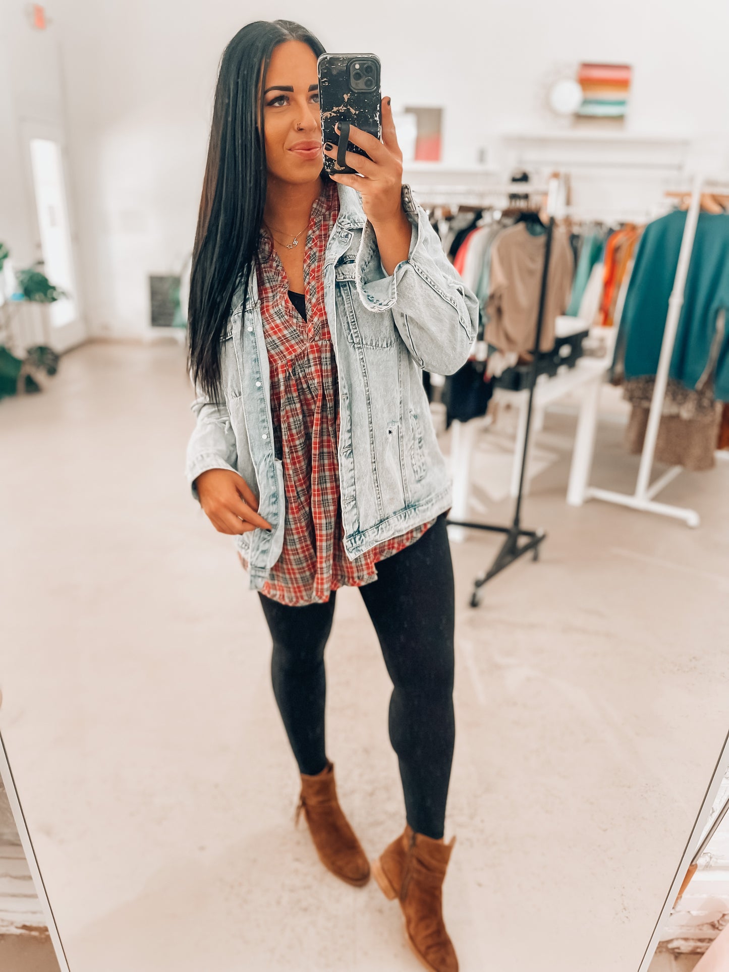 Charlie Plaid Tunic