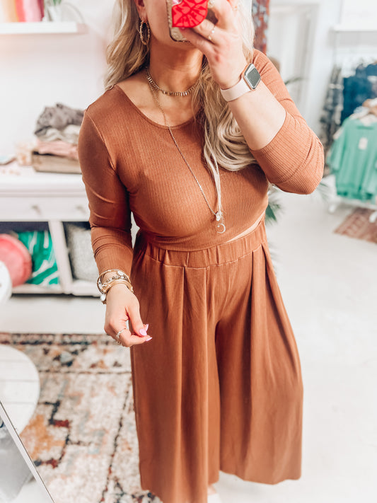 Toffee Girl Ribbed Top