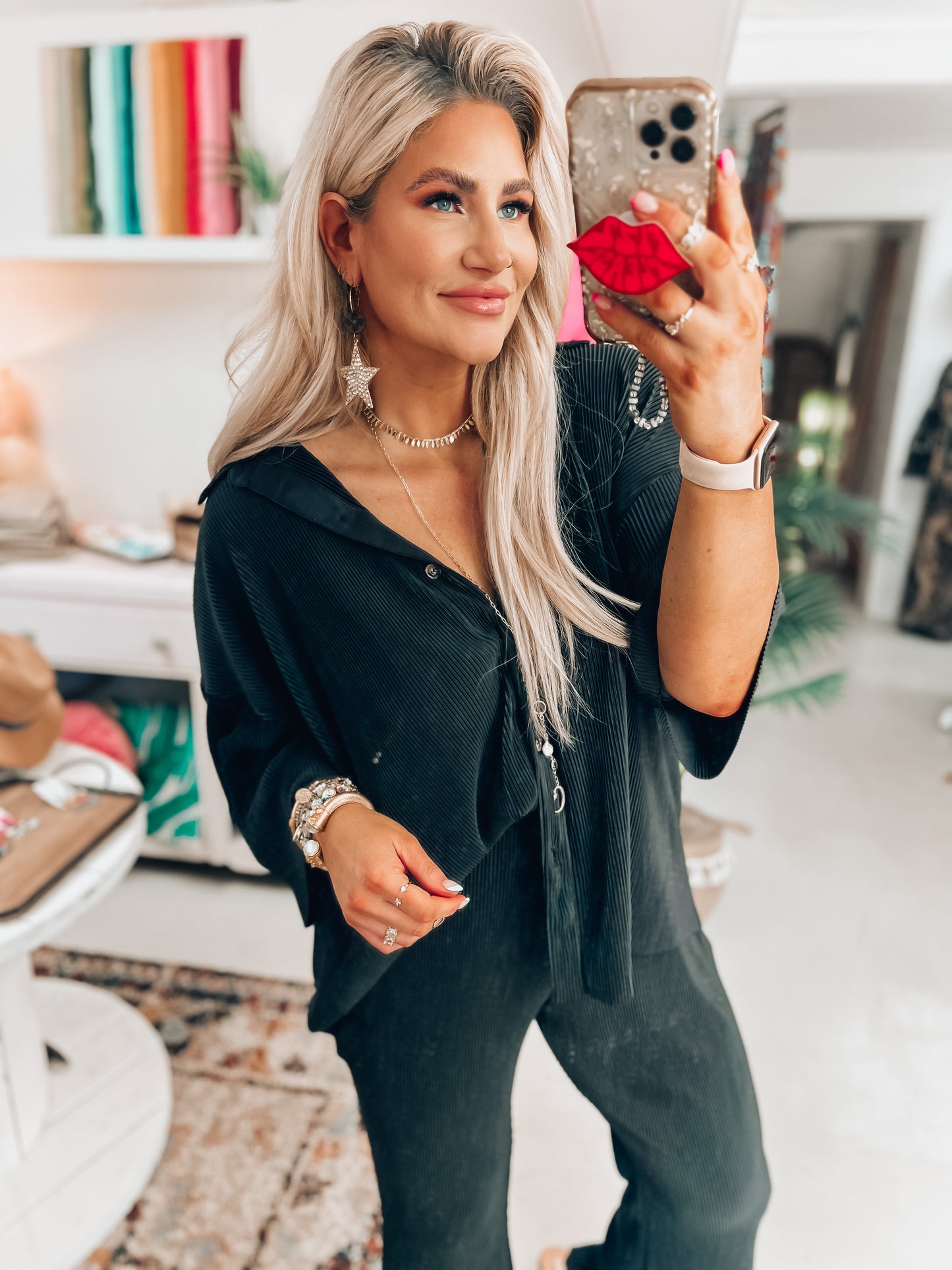 Sophia Crinkle Top