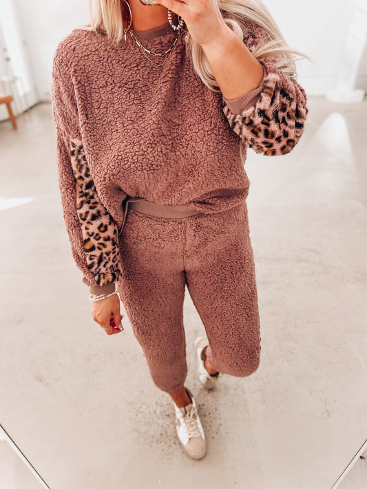 Teddy Bear Leo Sweats