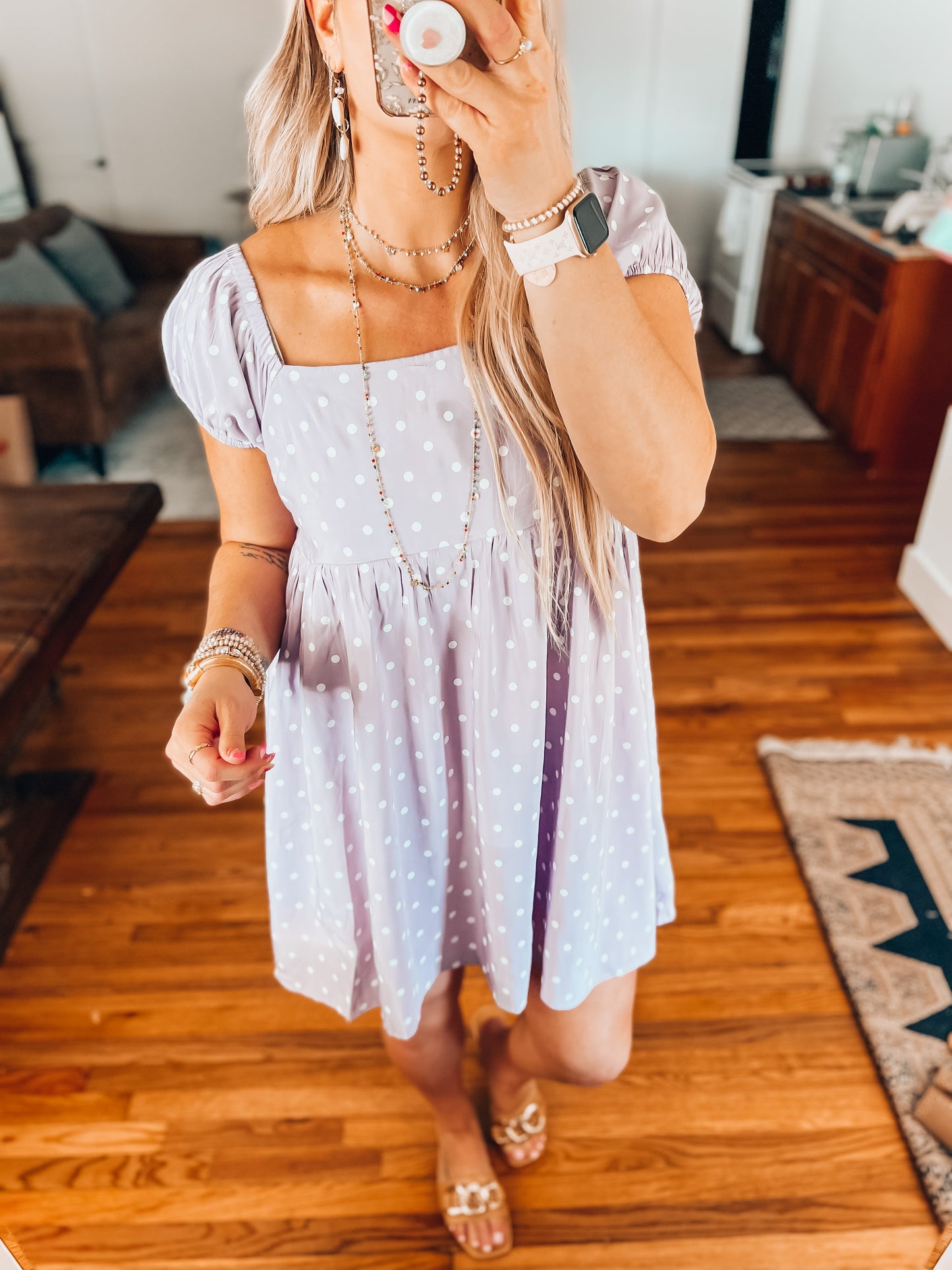 Greenlie Polka Dot Dress