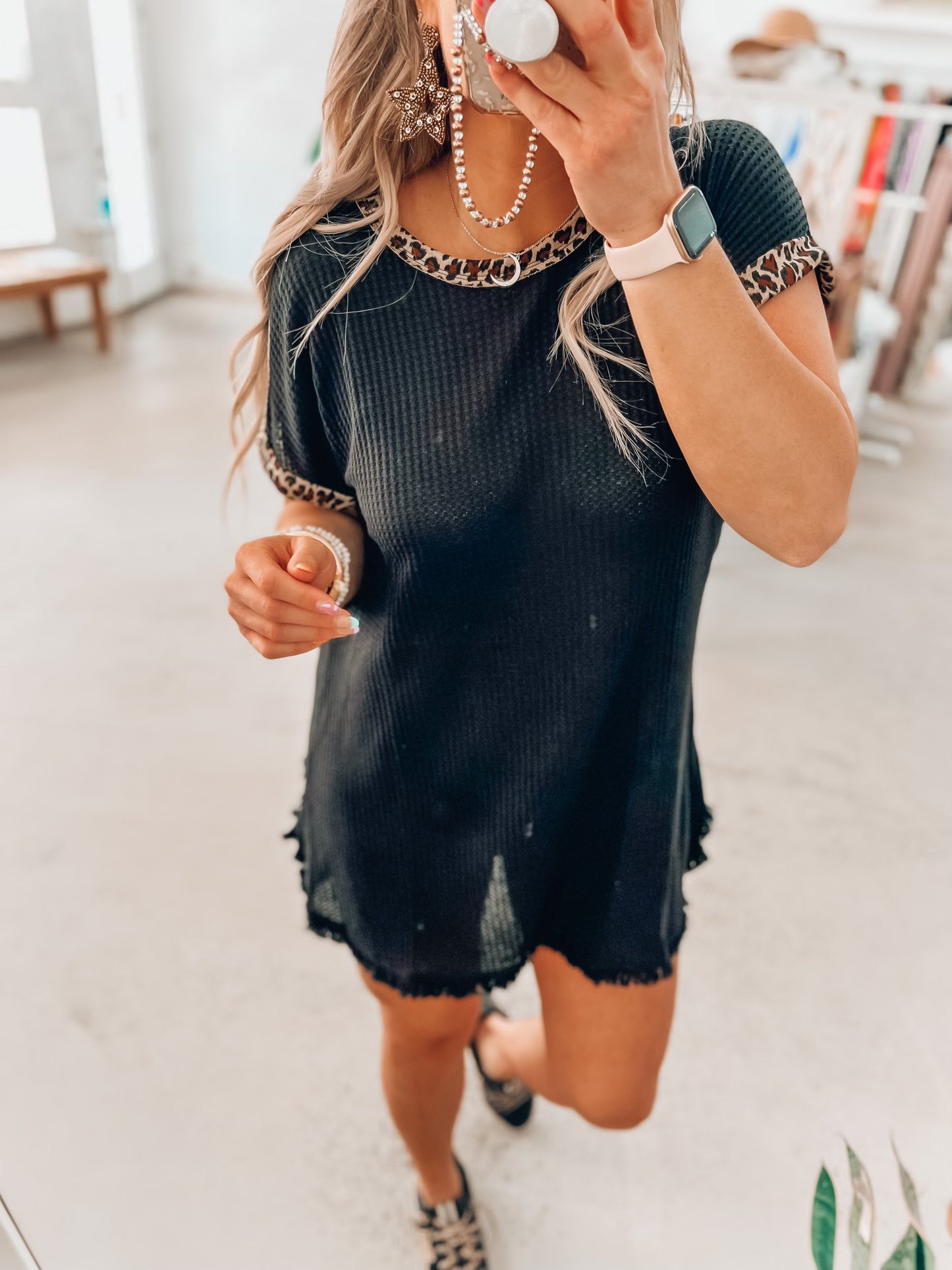 Leena Leo Waffle Dress