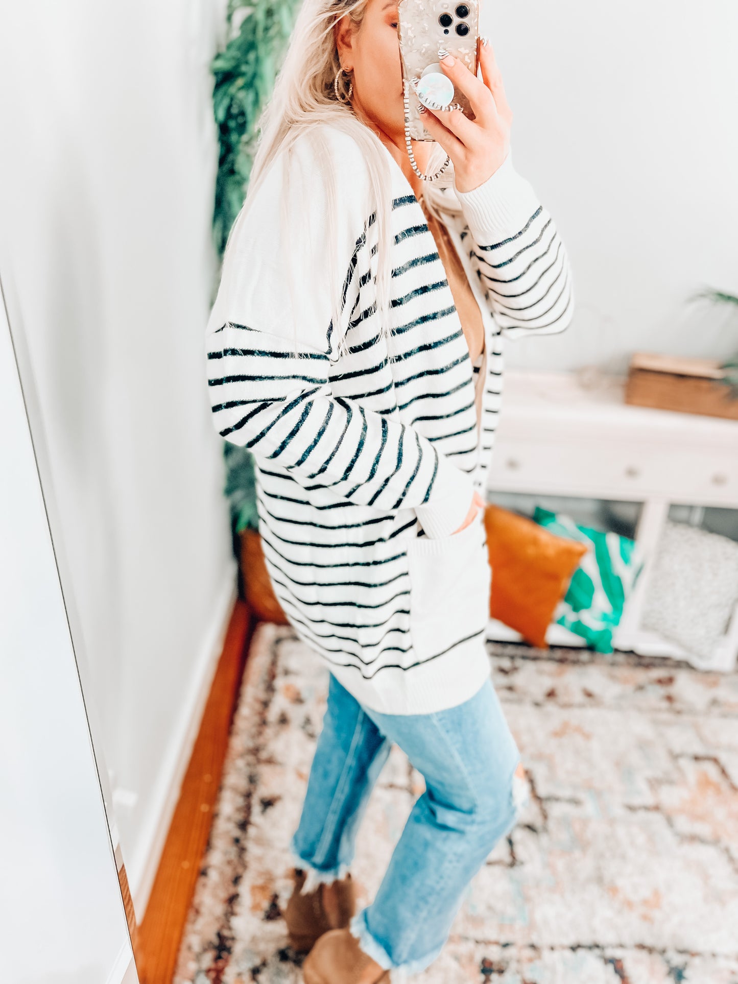Phoebe Striped Cardi