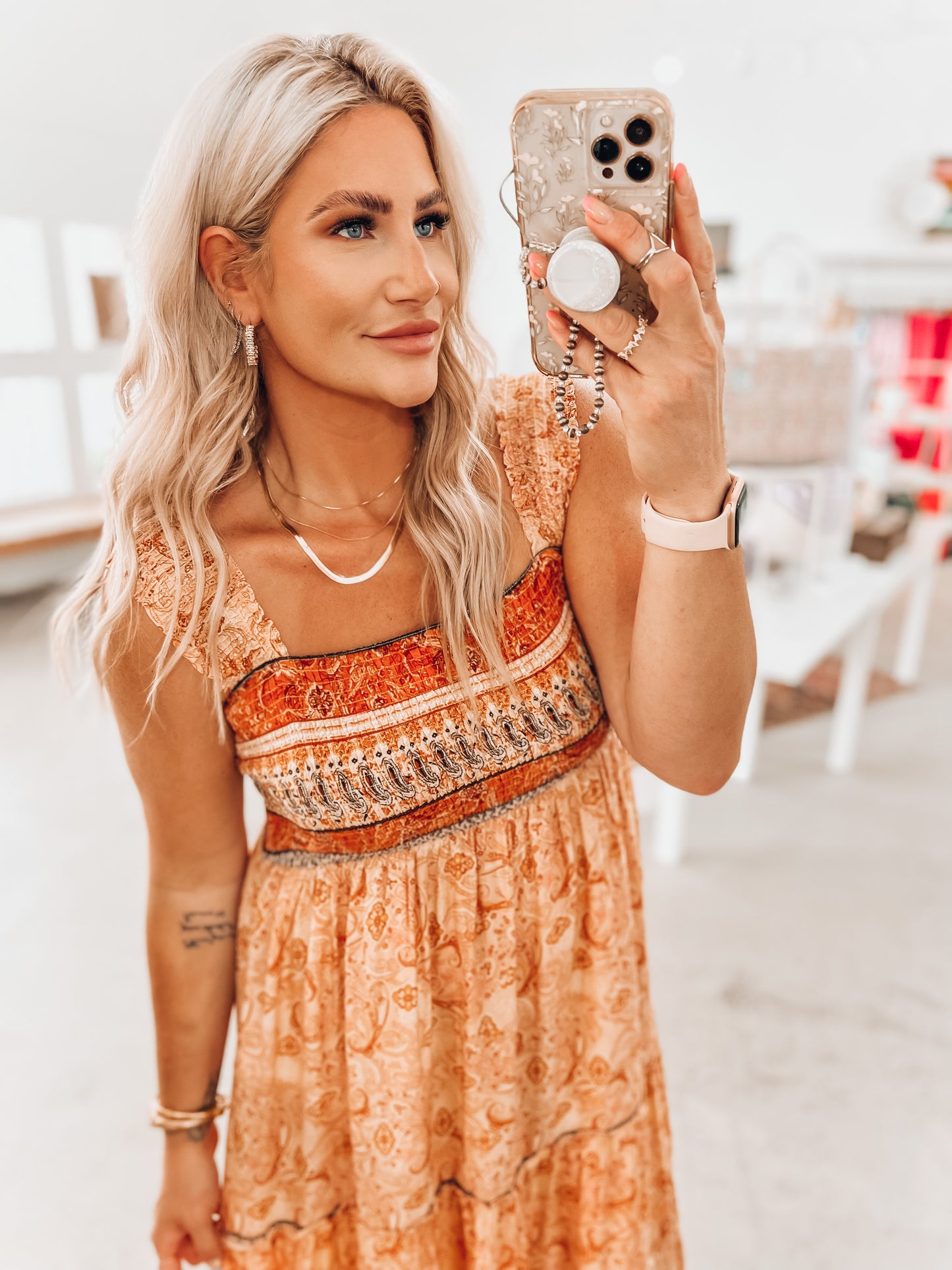 Zepher Paisley Dress