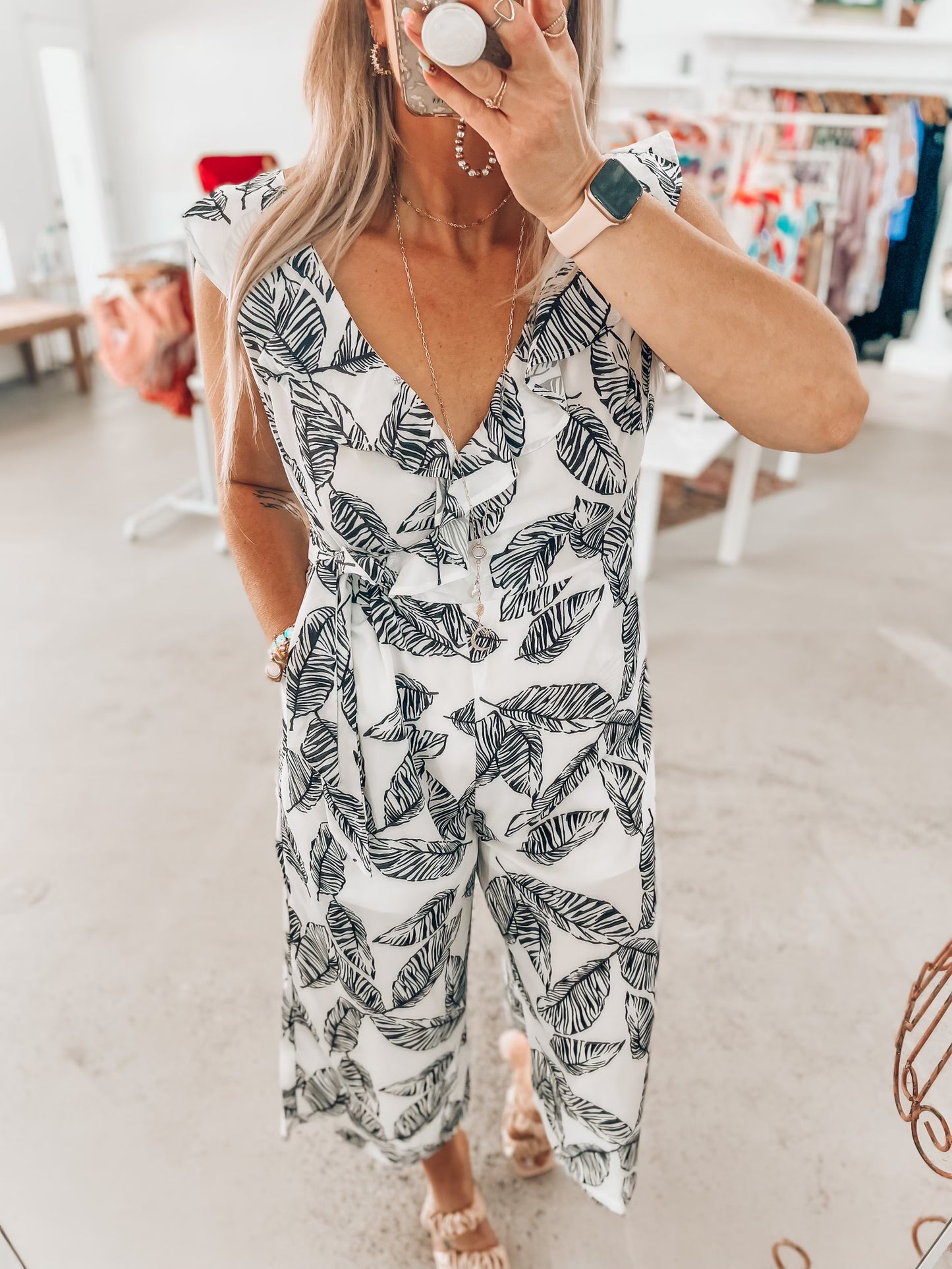 Tropics Palm Jumpsuit