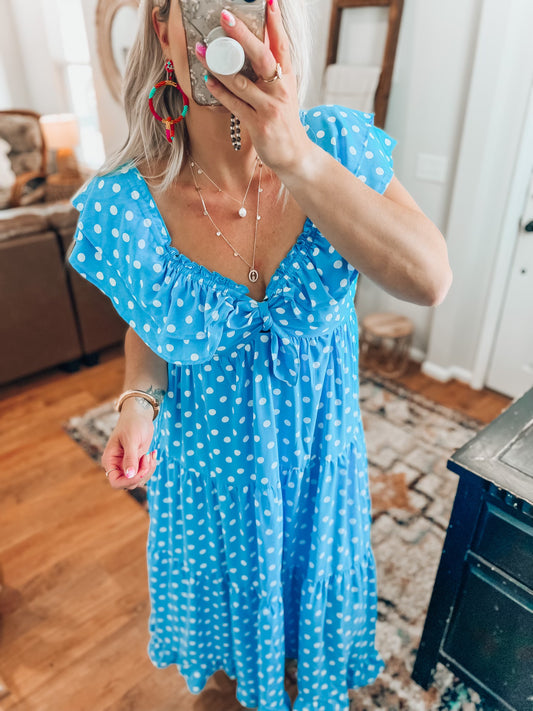 Kalie Polka Dot Dress