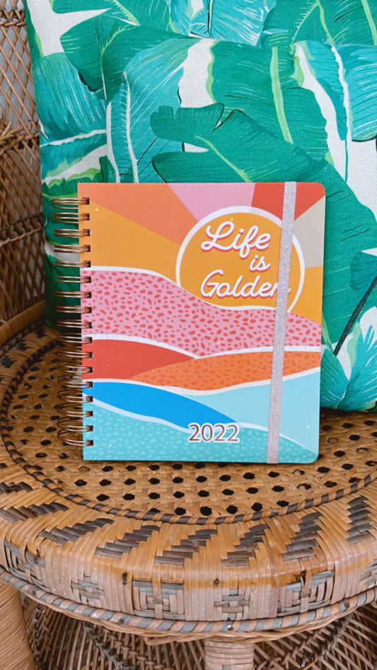 Jadelynn Brooke 22-23 Planner- Life Is Golden