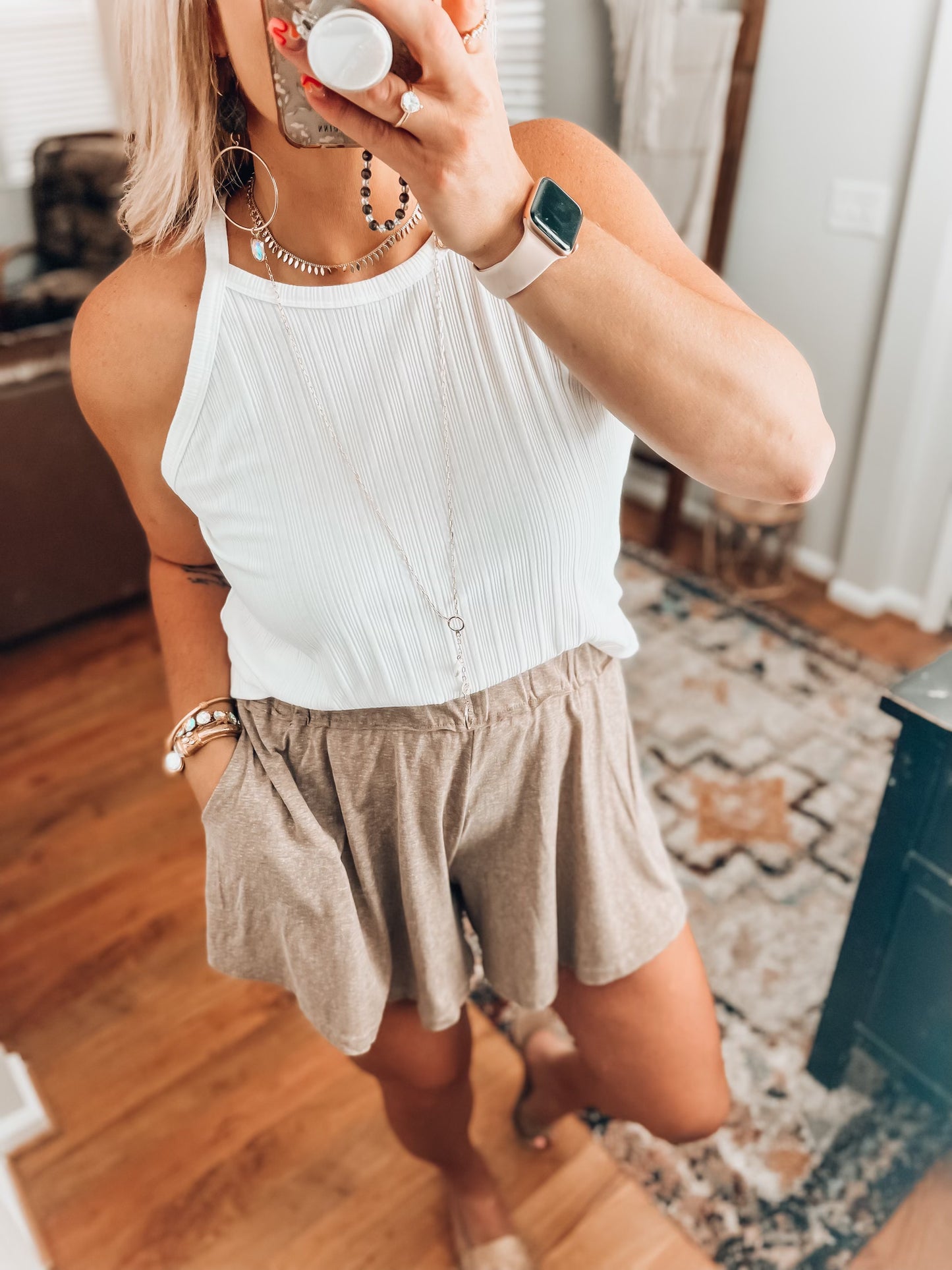 Lucy Soft Shorts- Coffee