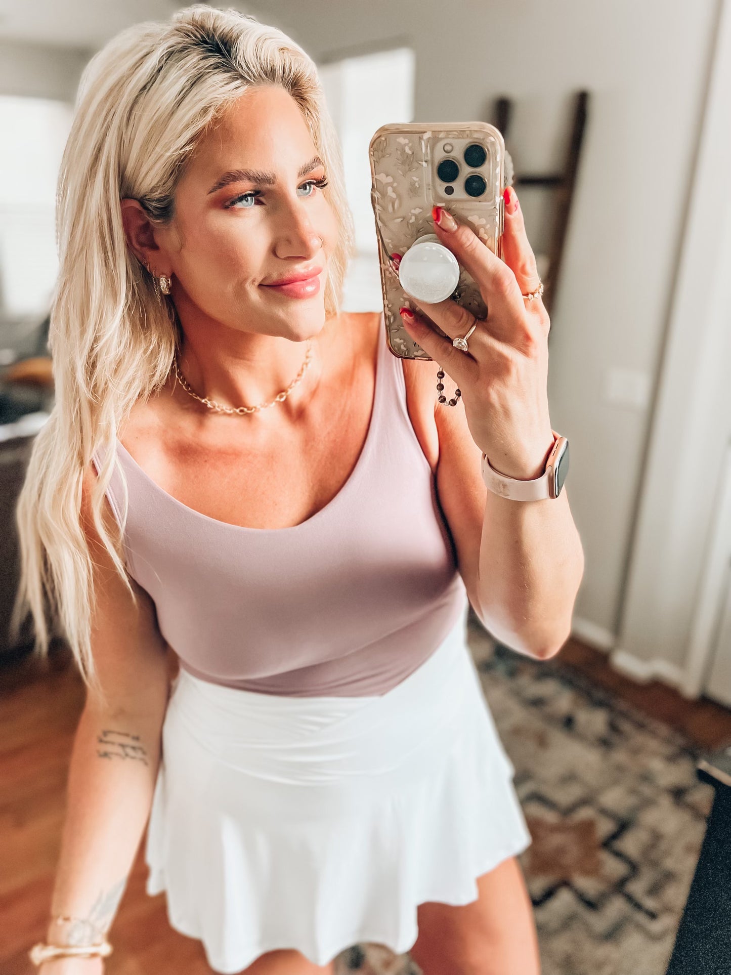 Serena Everyday Skirt- White