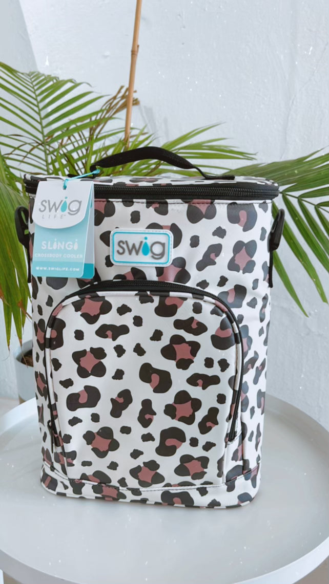 Luxy Leopard Slingi Crossbody Cooler