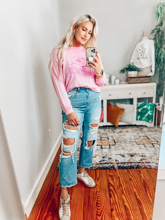 Courtney Hey Cowboy Pullover
