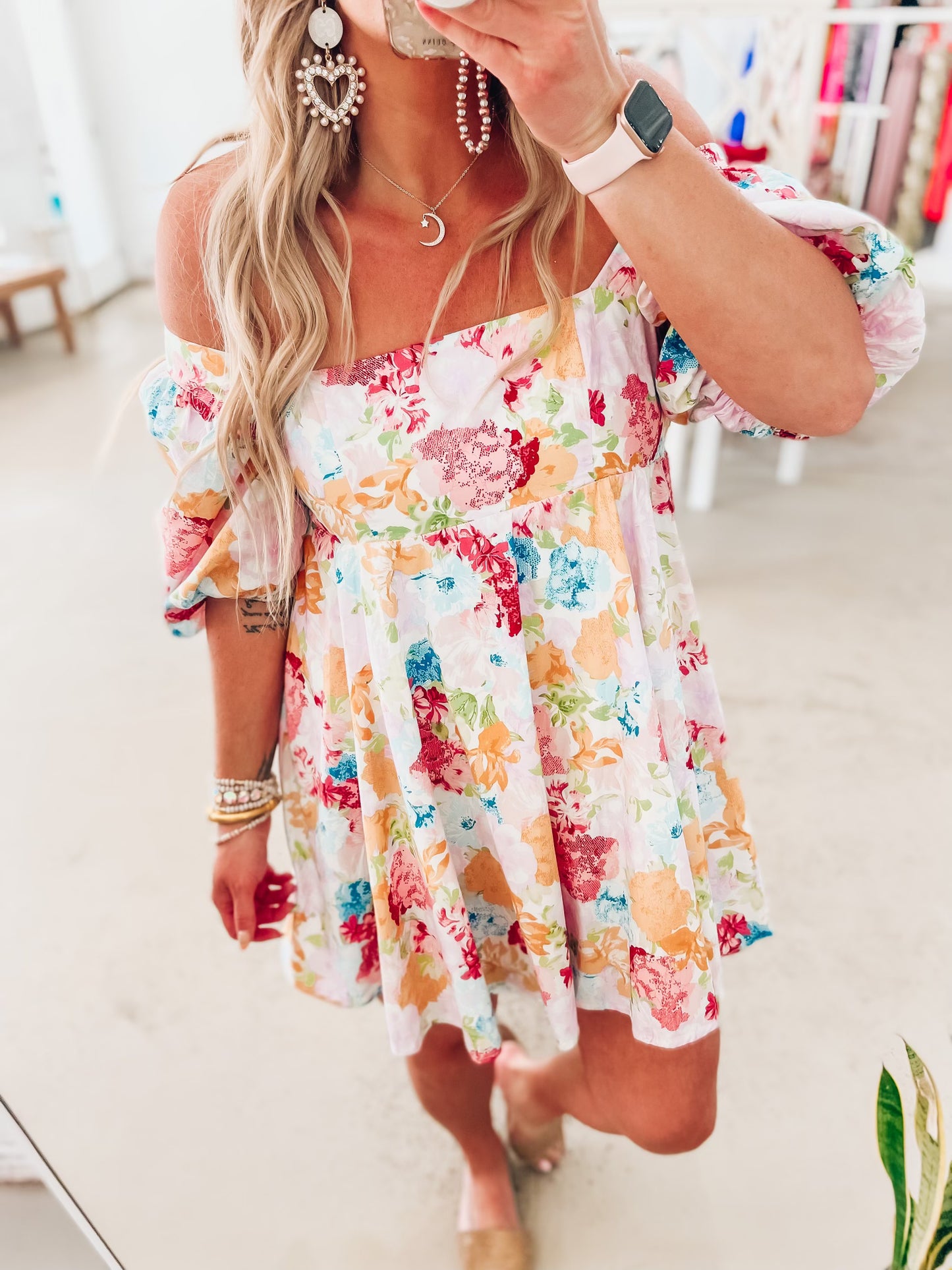 Lyla Carnation Dress
