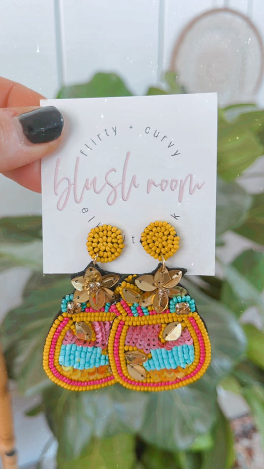 Margarita Beaded Earrings