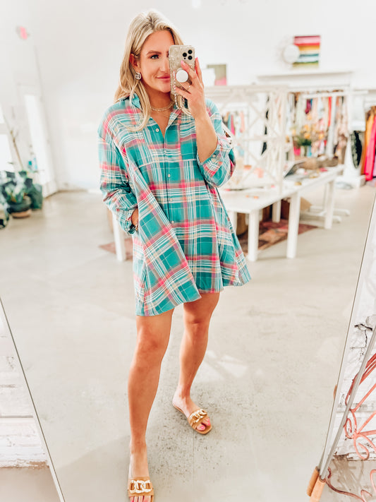 Penny Plaid Dress
