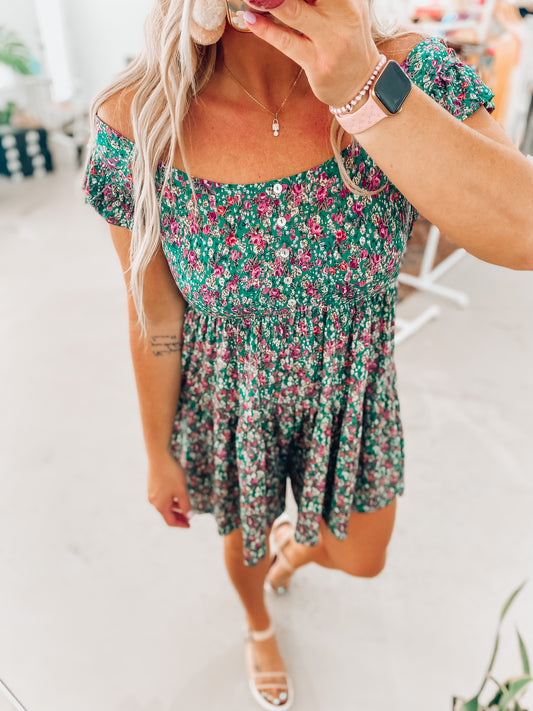 Lina Floral Romper