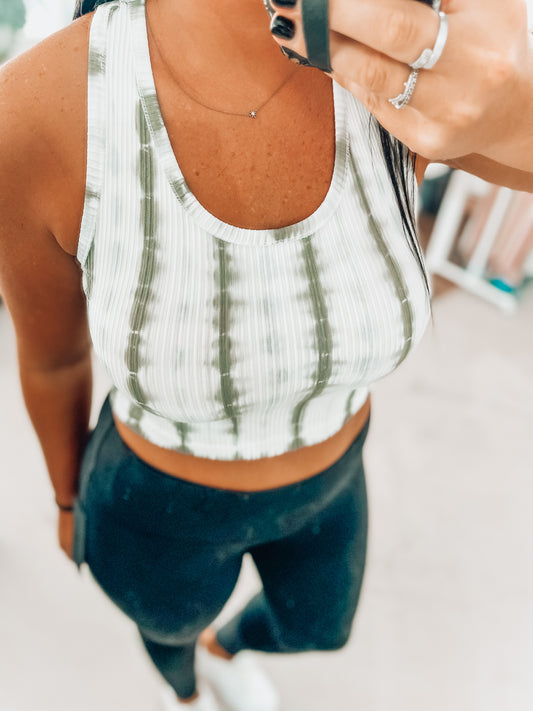 Tensely Ribbed Crop Top